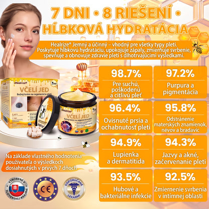 🐝🍇 Healrize® Komplexný krém na tvár s včelím jedom – Nová generácia prírodnej starostlivosti o pleť pre hydratovanejšiu, hladšiu a žiarivejšiu pokožku 🌿✨